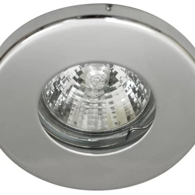 Kúpeľňové zápustné stropné svietidlo DERYL 5 - 1xGU5,3, MR16, 50W, 8,5cm, okrúhle, chrómované
