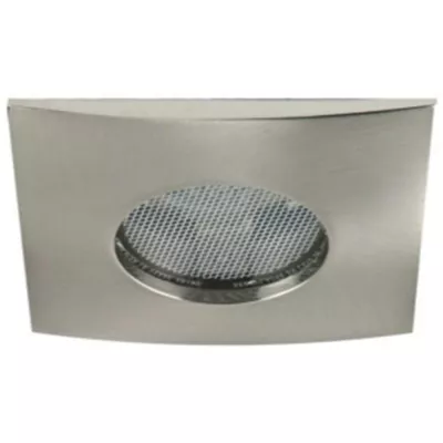 Hranaté kúpeľňové zápustné svetlo DERYL 7 - 1xGU5,3, MR16, 50W, 8,2x8,2cm, strieborné