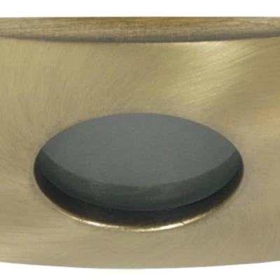 Hranaté kúpeľňové zápustné svetlo DERYL 7 - 1xGU5,3, MR16, 50W, 8,2x8,2cm, zlaté