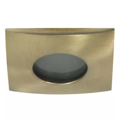 Hranaté kúpeľňové zápustné svetlo DERYL 7 - 1xGU5,3, MR16, 50W, 8,2x8,2cm, zlaté