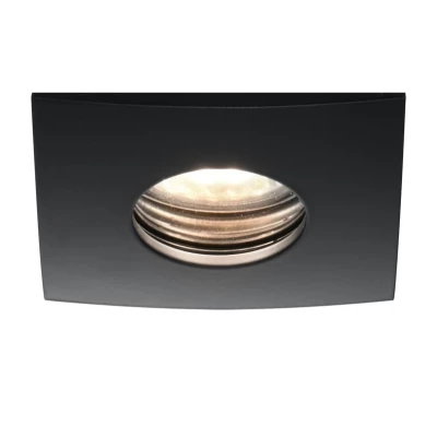 Hranaté podhľadové kúpeľňové stropné svietidlo DERYL 10 - 1xGU5,3, 50W, 8,4x8,4cm, čierne