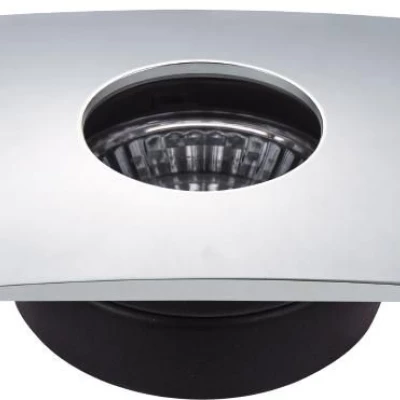 Hranaté podhľadové kúpeľňové stropné svietidlo DERYL 10 - 1xGU5,3, MR16, 50W, 8,4x8,4cm, chrómované