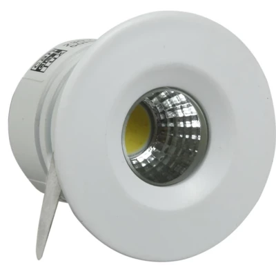 Okrúhle stropné LED svietidlo do kúpeľne DERYL 11 - 1x3W, 6500K (studená biela), 4,6 cm, biele