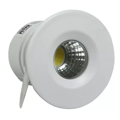 Okrúhle stropné LED svietidlo do kúpeľne DERYL 11 - 1x3W, 6500K (studená biela), 4,6 cm, biele