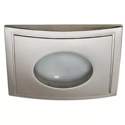 Hranaté kúpeľňové zápustné svetlo DERYL 4 - 1xGU5,3, MR16, 50W, 8,5cm, strieborné