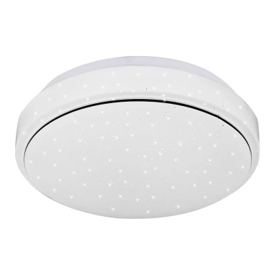 Kúpeľňové stropné LED svietidlo JASPER - 12W, 4000K (denná biela), 26cm, okrúhle, biele