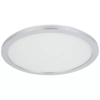 Okrúhly stmievateľný LED panel do kúpeľne PIXEL - 24W, 3000K (teplá biela), 40cm, chrómovaný
