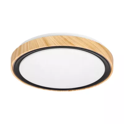 LED stropné svetlo AFLO - 24W, 3000-6000K (teplá-studená biela), hnedé / čierne / biele