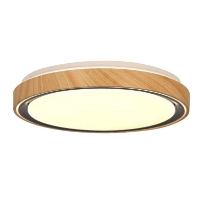 LED stropné svetlo AFLO - 24W, 3000-6000K (teplá-studená biela), hnedé / čierne / biele