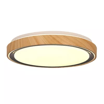 LED stropné svetlo AFLO - 24W, 3000-6000K (teplá-studená biela), hnedé / čierne / biele
