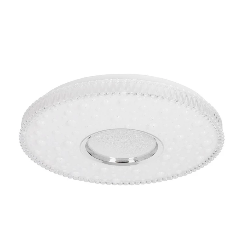 Dizajnové LED stropné osvetlenie BUBBLES - 24W, 4000K (denná biela), chrómované / biele