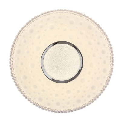 Dizajnové LED stropné osvetlenie BUBBLES - 24W, 4000K (denná biela), chrómované / biele