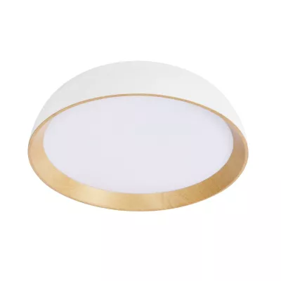 Prisadené LED stropné svietidlo CALABRIA - 24W, 4000K (denná biela), hnedé / biele