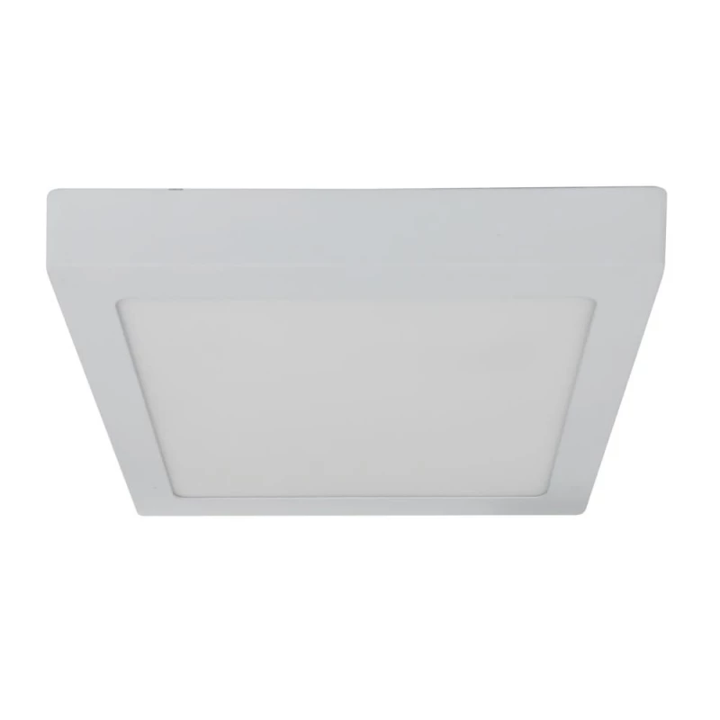 Hranatý LED panel ALBION - 18W, 4000K (denná biela), 22x22cm, biely