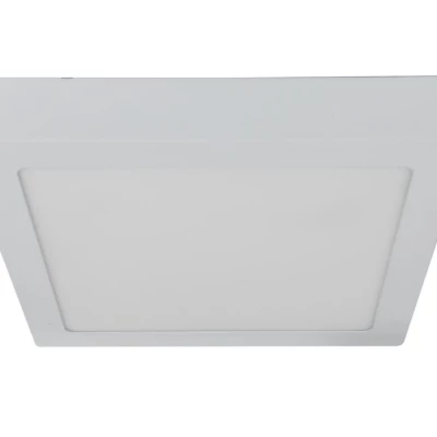 Hranatý LED panel ALBION - 12W, 4000K (denná biela), 17x17cm, biely