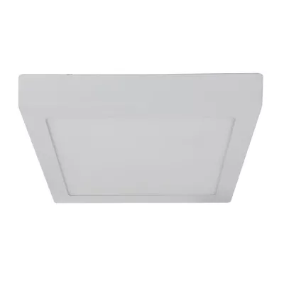 Hranatý LED panel ALBION - 12W, 4000K (denná biela), 17x17cm, biely