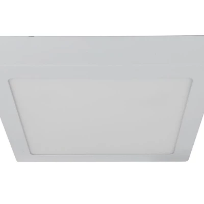 Hranatý LED panel ALBION - 6W, 4000K (denná biela), 12x12cm, biely