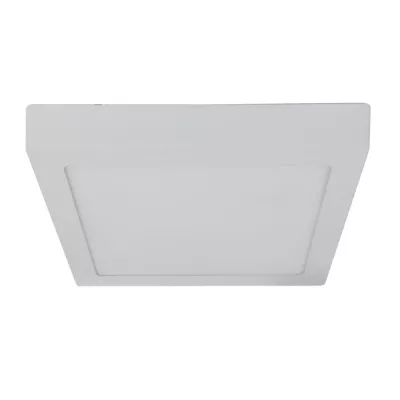 Hranatý LED panel ALBION - 6W, 4000K (denná biela), 12x12cm, biely
