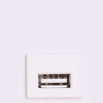 Nástenné LED svietidlo s USB portom ANET - 2x4W, 4000K (denná biela), hnedé / biele