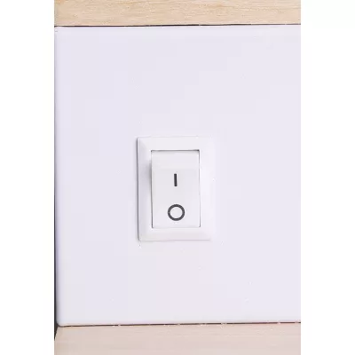 Nástenné LED svietidlo s USB portom ANET - 2x4W, 4000K (denná biela), hnedé / biele