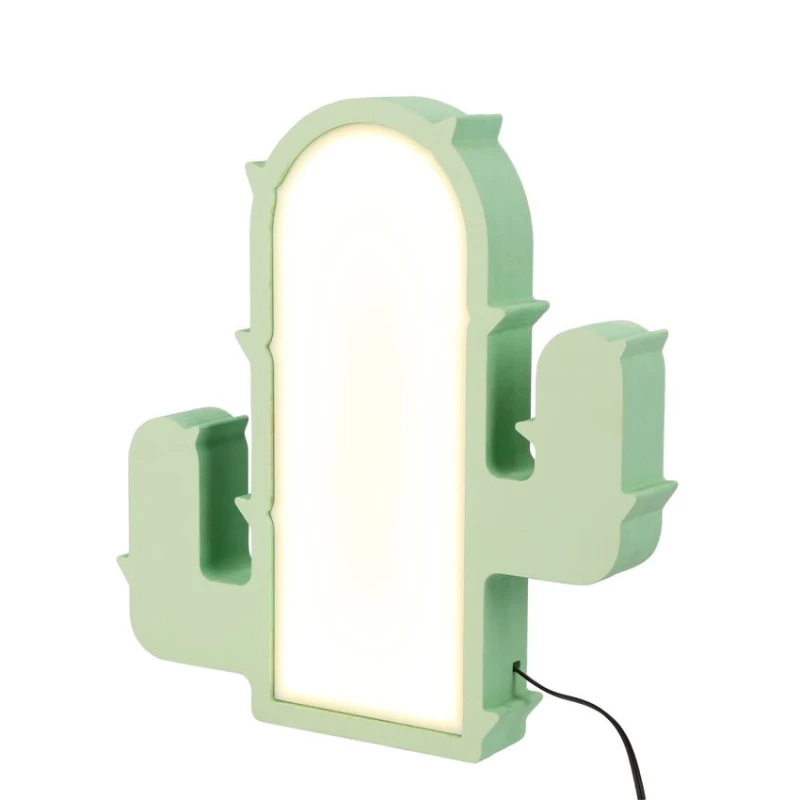 LED nástenné svietidlo do detskej izby CACTUS - 10W, 3000K (teplá biela), zelené