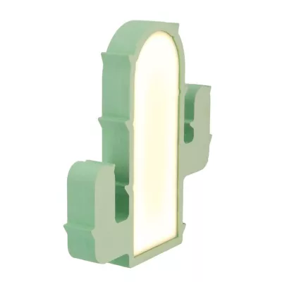 LED nástenné svietidlo do detskej izby CACTUS - 10W, 3000K (teplá biela), zelené