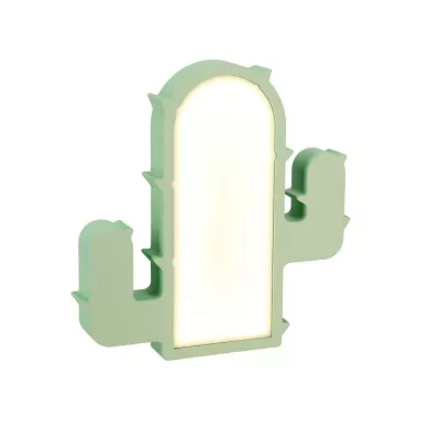 LED nástenné svietidlo do detskej izby CACTUS - 10W, 3000K (teplá biela), zelené