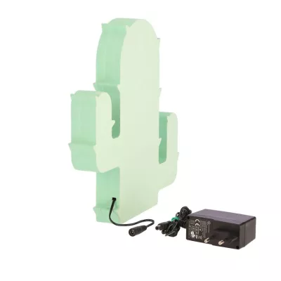 LED nástenné svietidlo do detskej izby CACTUS - 10W, 3000K (teplá biela), zelené