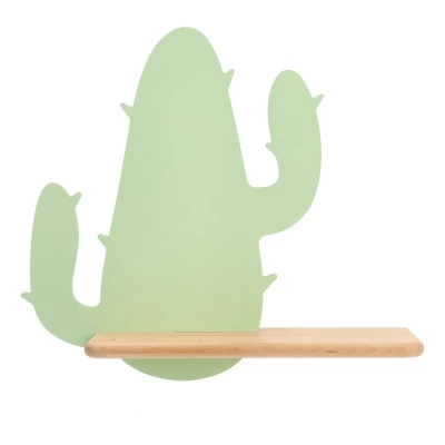 Nástenná lampička do detskej izby CACTUS 1 - 4W, 4000K (denná biela), zelená