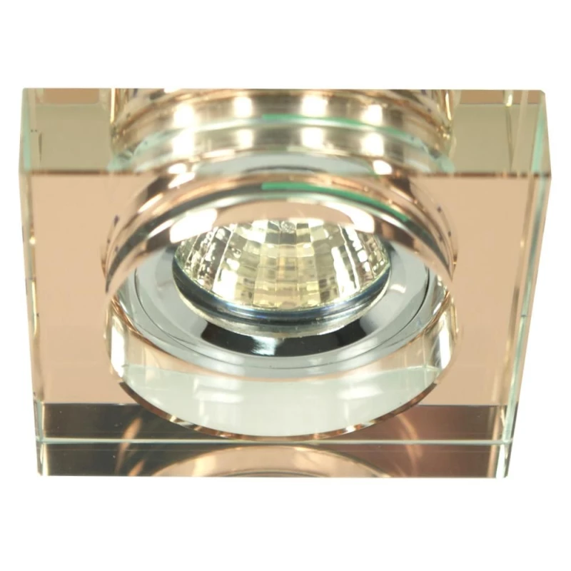 Set 3x zápustné LED stropné svetlo CLARKSTON - 3xGU10, 3W, 3000K (teplá biela), chrómované / hnedé