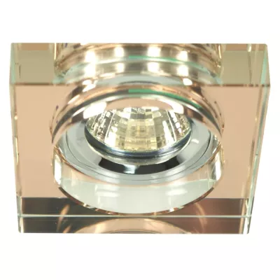 Set 3x zápustné LED stropné svetlo CLARKSTON - 3xGU10, 3W, 3000K (teplá biela), chrómované / hnedé