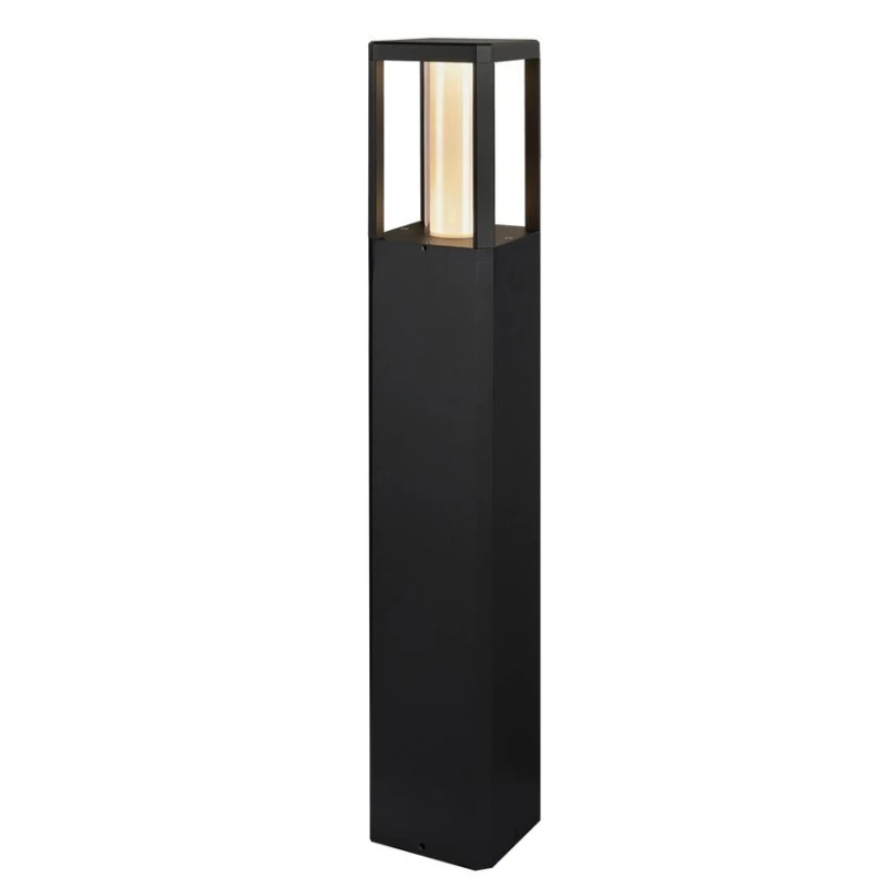 Vonkajší LED stĺpik CROCUS - 2x6W, 3000K (teplá biela), čierny