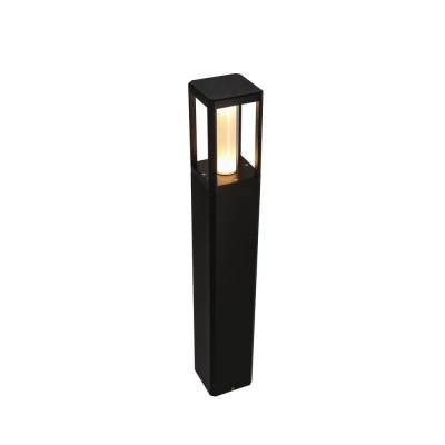 Vonkajší LED stĺpik CROCUS - 2x6W, 3000K (teplá biela), čierny