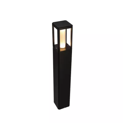 Vonkajší LED stĺpik CROCUS - 2x6W, 3000K (teplá biela), čierny