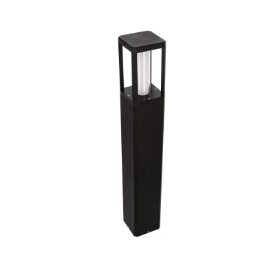 Vonkajší LED stĺpik CROCUS - 2x6W, 3000K (teplá biela), čierny