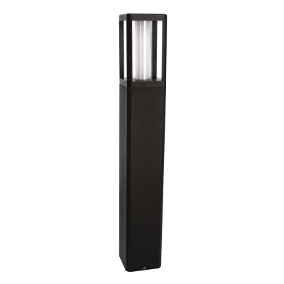 Vonkajší LED stĺpik CROCUS - 2x6W, 3000K (teplá biela), čierny