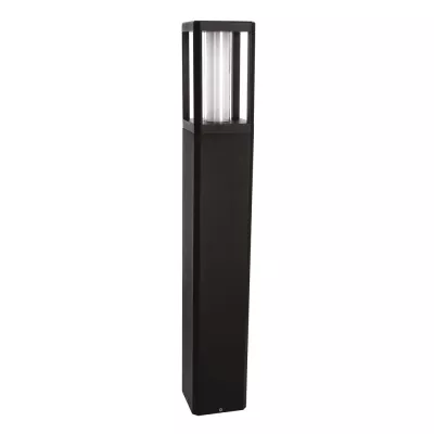 Vonkajší LED stĺpik CROCUS - 2x6W, 3000K (teplá biela), čierny