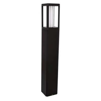 Vonkajší LED stĺpik CROCUS - 2x6W, 3000K (teplá biela), čierny
