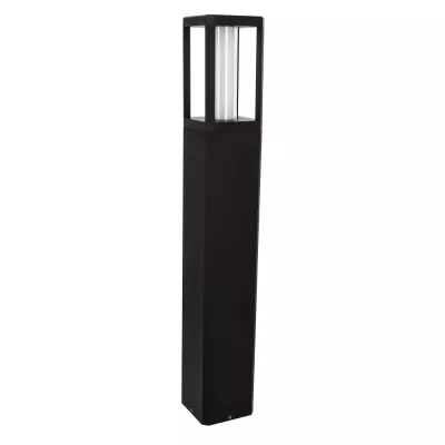 Vonkajší LED stĺpik CROCUS - 2x6W, 3000K (teplá biela), čierny