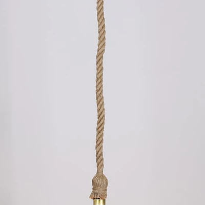 Povrazový záves DORANA - 1xE27, 60W, hnedý