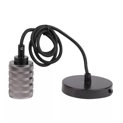 Lankový záves DORFAN - 1xE27, 60W, čierny