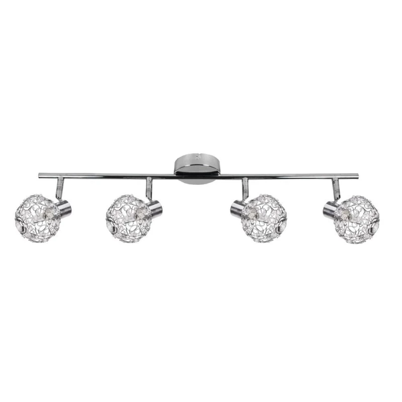 Stropné moderné osvetlenie COLLAR - 4xG9, 40W, chrómované