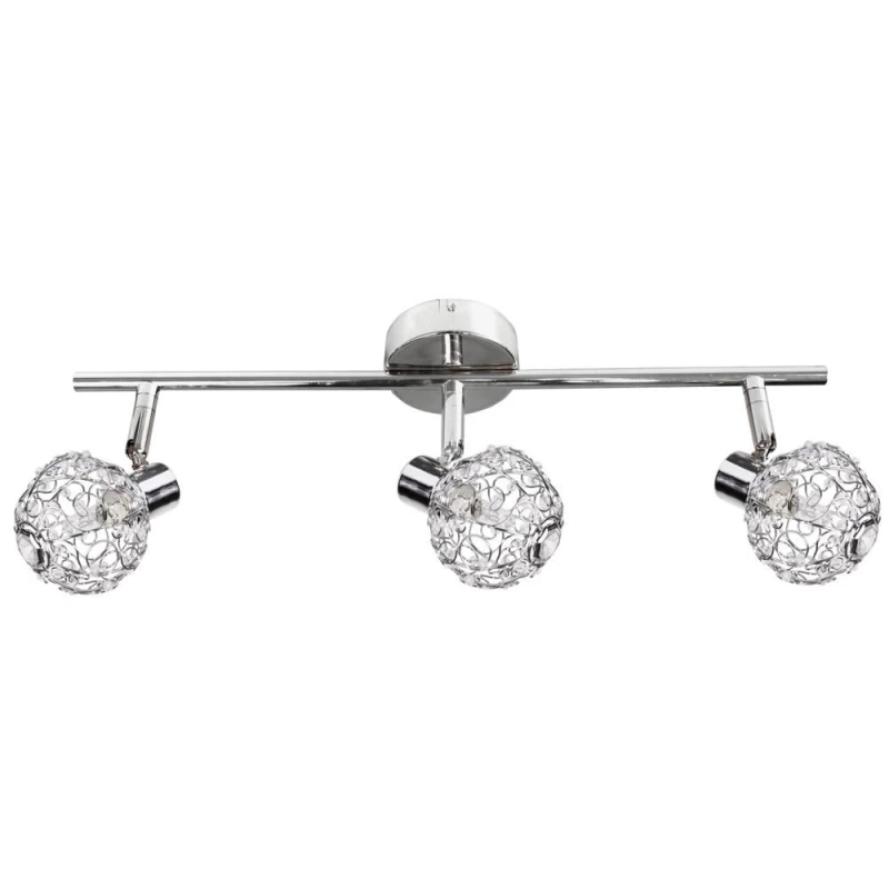 Stropné moderné osvetlenie COLLAR - 3xG9, 40W, chrómované
