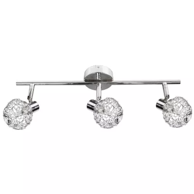 Stropné moderné osvetlenie COLLAR - 3xG9, 40W, chrómované