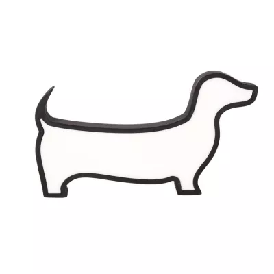 Nástenné svietidlo do detskej izby DOG - 12W, 3000K (teplá biela), čierne