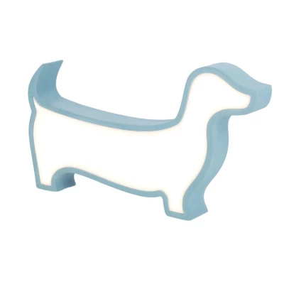 Nástenné svietidlo do detskej izby DOG - 12W, 3000K (teplá biela), modré