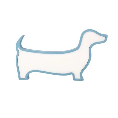 Nástenné svietidlo do detskej izby DOG - 12W, 3000K (teplá biela), modré
