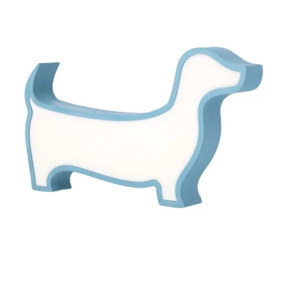 Nástenné svietidlo do detskej izby DOG - 12W, 3000K (teplá biela), modré