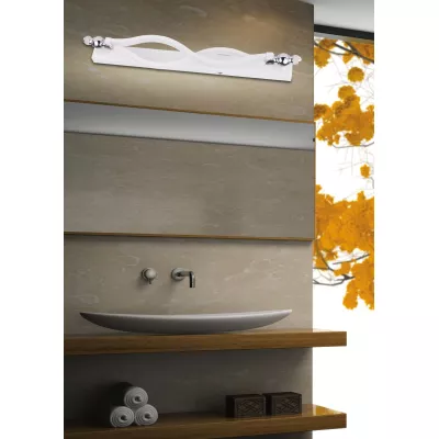 LED nástenné osvetlenie zrkadla ESSE - 12W, 4000K (denná biela), biele
