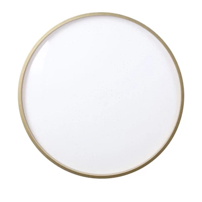 LED stropné osvetlenie FLORIDA - 18W, 4000K (denná biela), 33cm, čierne / zlaté